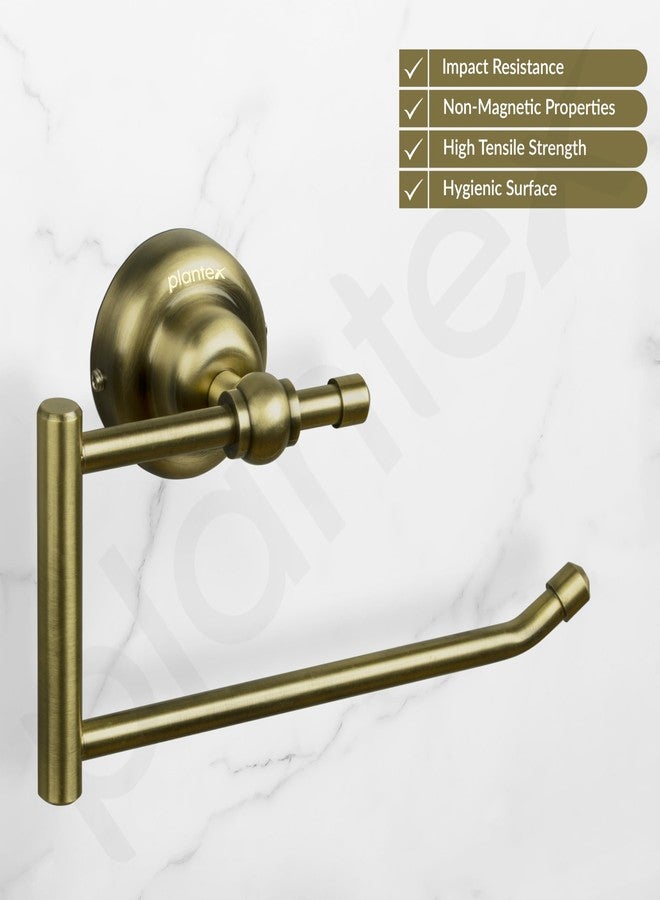Plantex 304 Grade Stainless Steel Napkin Hanger for Wash Basin/Towel Holder for Bathroom/Towel Ring/Bathroom Accessories - Skyllo (Antique) - Image 3
